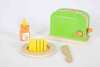 Игрушка тостера малышей деревянная, наборы кухни детской игровой площадки Соильд деревянные