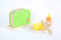 Игрушка тостера малышей деревянная, наборы кухни детской игровой площадки Соильд деревянные