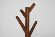 Крюки стойки 6 вешалки домашнего грецкого ореха деревянные ровные для защищая одежд