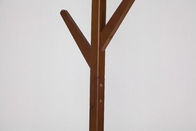 Крюки стойки 6 вешалки домашнего грецкого ореха деревянные ровные для защищая одежд