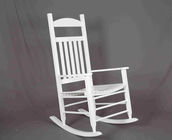 Дизайн полости мебели белой кресло-качалки деревянный на открытом воздухе для ослаблять