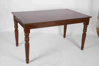 Обеденный стол деревянной современной деревянной мебели Соильд прямоугольные и набор картины стульев кс