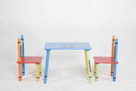 Таблица деревянного Крайон детей тематическая и набор стула, легкий для того чтобы собрать